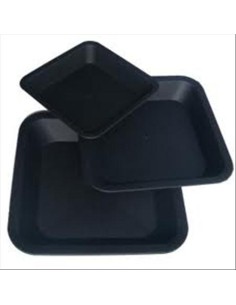 Sottovaso Quadrato in Plastica - 33,5cm