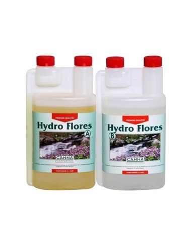 CANNA HYDRO FLORES A+B 2X - 1L Fertilizzante