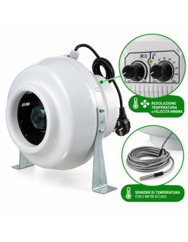 VENTS VKUN 315 Aspiratore 1340 m³/h - 50 dBA
