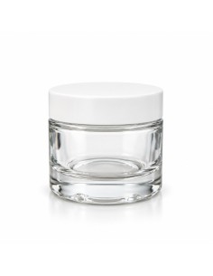 Jar in Vetro Trasparente 60ml con Tappo a Vite