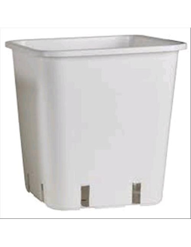 Vaso Quadrato Bianco 14L - Eleganza e Funzionalità