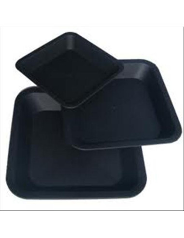 Sottovaso Quadrato in Plastica 25cm