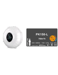 Prima Klima PK150-L Estrattore Efficiente 150 mm