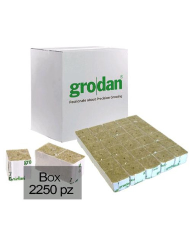 Grodan Cubetti Lana di Roccia 4x4x4 - 2250 unità