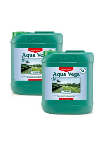 CANNA AQUA VEGA A+B 2X - 5L Fertilizzante