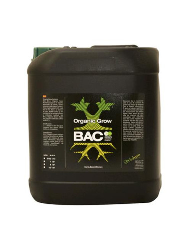 BAC Organic Grow 5L - Nutriente Organico