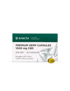 ENECTA - PREMIUM HEMP 1000MG CBD - 30 CAPSULE