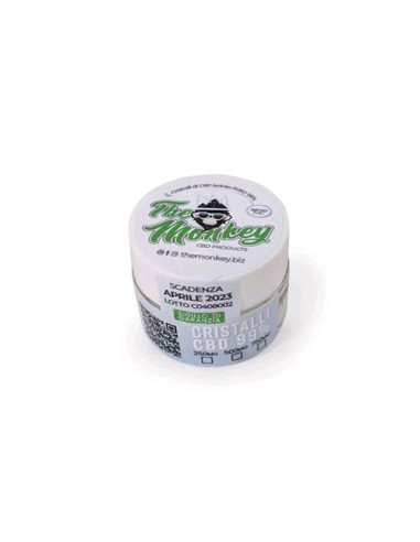THE MONKEY - Cristalli di CBD Puro 99,8% - 500MG