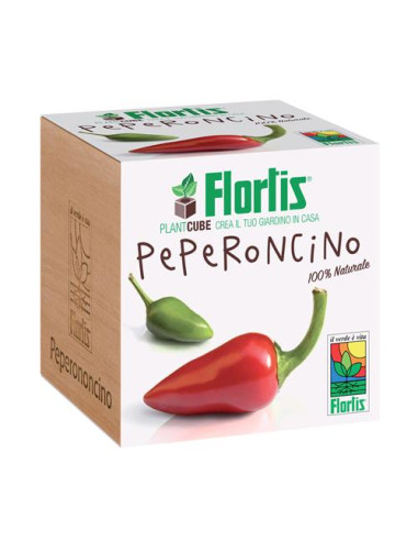 FLORTIS PlantCube Peperoncino - Coltiva in Casa