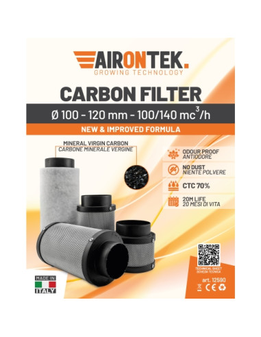 Filtro Odori Airontek Ø100 - 120mm