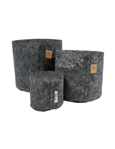Root Pouch Vaso Tessuto Charcoal 16L