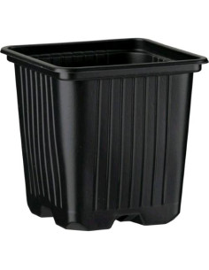 Vaso Quadrato Plastica 8x8x8 cm - 0.35L