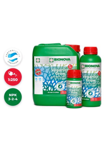 BIONOVA Veganics Grow 1L - Fertilizzante Vegano