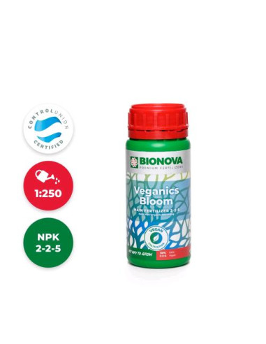 BIONOVA Veganics Bloom - Fertilizzante Vegano 250ml