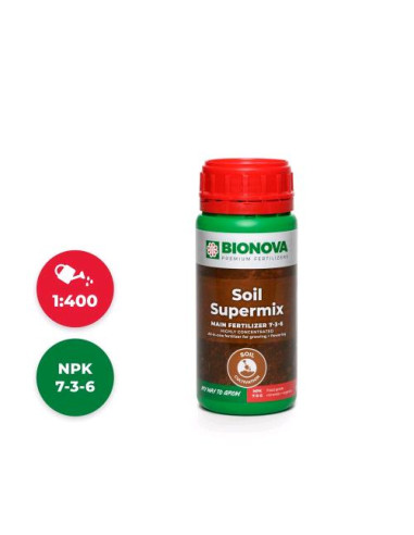 BIONOVA Soil Supermix 250ml - Fertilizzante Completo