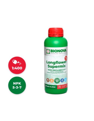 BIONOVA Longflower Supermix 1L - Fertilizzante
