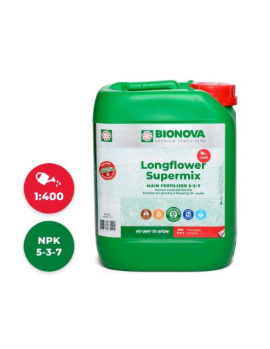 BIONOVA Longflower Supermix 5L - Fertilizzante