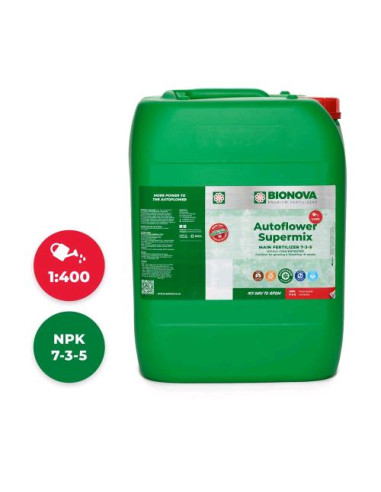 BIONOVA Autoflower Supermix 20L - Fertilizzante