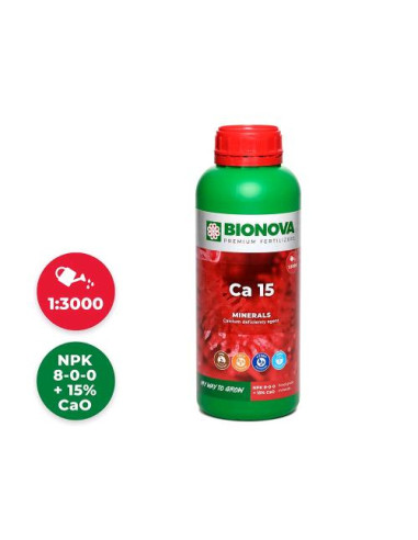 BIONOVA CA 15 - Fertilizzante Calcio 15% 1L
