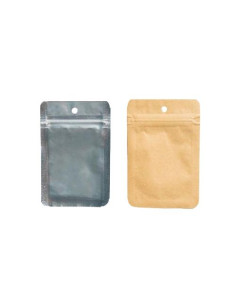 QNUBU ZIP BAGS Doypack Kraft 7,5x11cm - 50PZ