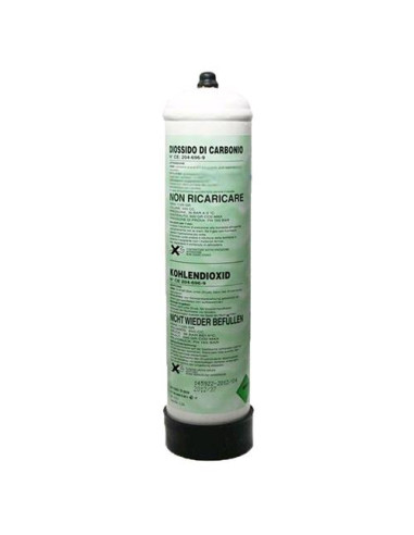 Bombola CO2 Usa e Getta 0,5 Kg - Passo 10X1