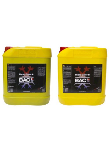 BAC - HYDRO GROW A+B 5L Fertilizzante Idroponico