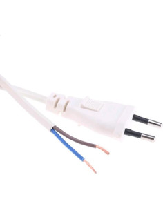 Cavo Bipolare 2x1 Bianco 10A 260cm