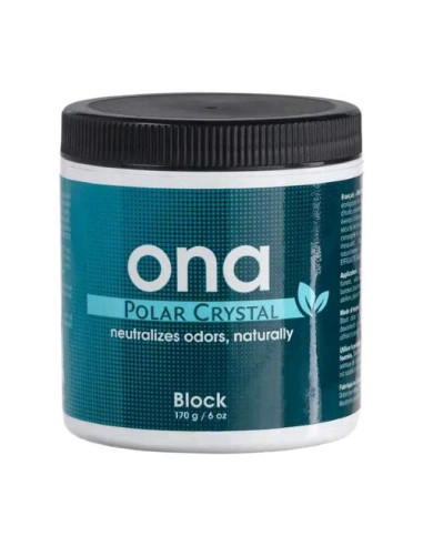 ONA Block Polar Crystal 170g - Elimina Odori