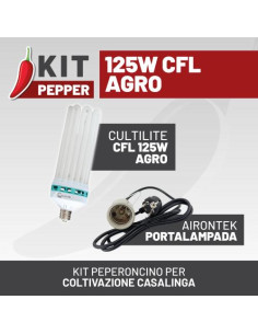 Kit Pepper 125W CFL Agro - Coltivazione Facile