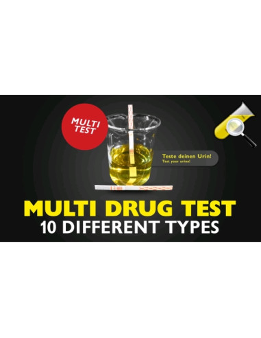 CLEANU Test Antidroga - Multi Drug Test 10 Tipi