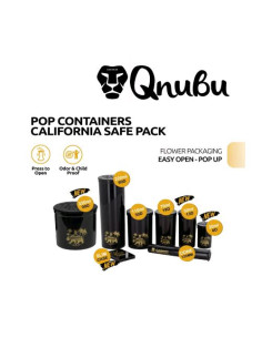 QNUBU Slim Case Contenitore Nero - 25 Unità