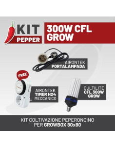 Kit Pepper 300W CFL Grow - Efficienza e Crescita