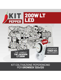 Kit Pepper 200W LT LED per Growbox