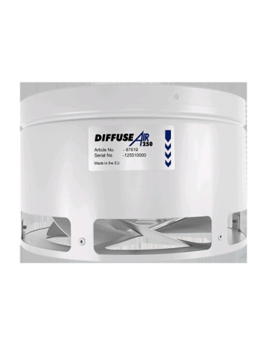 DiffuseAir 250 - Controllo Clima Grow Room