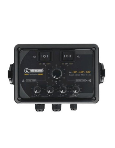 CLI-MATE - TWIN CONTROLLER - HUMI 12+12A